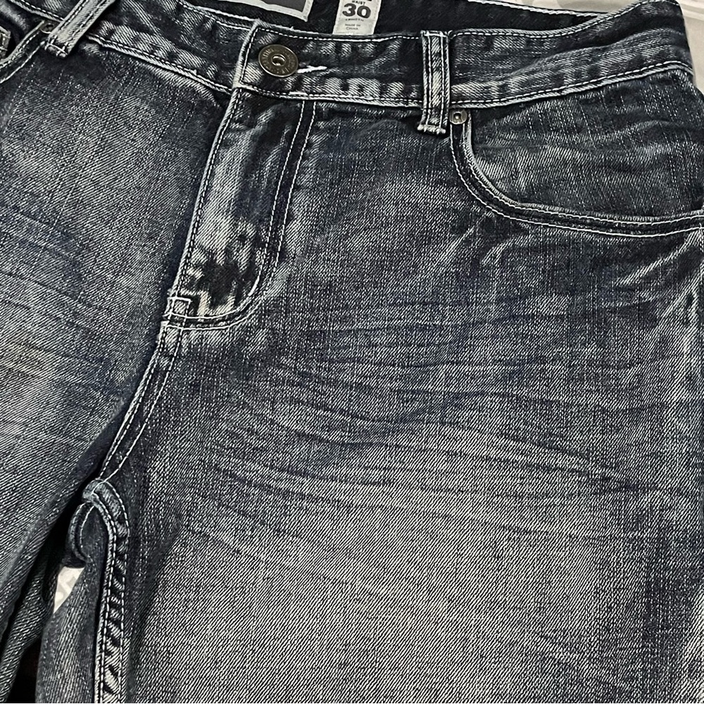 Inc International Concepts Jeans Mens 34x30 Barcelona Relaxed Fit Dark Gray - Picture 5 of 15